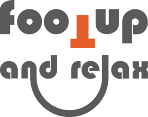 logo Footup and Relax smile